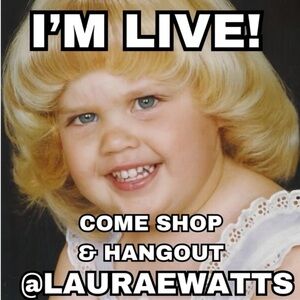 LAURAEWATTS 💗 IS LIVE! Come shop and hang out with us!